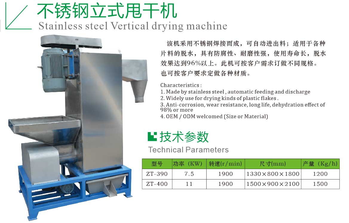 不銹鋼立式脫水機(jī)(圖1)